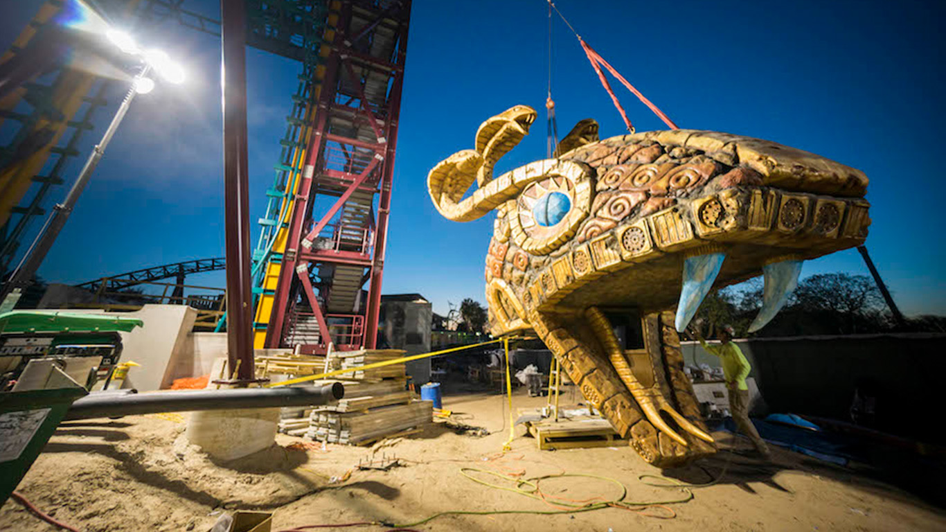 Themed Fabrication for Cobra's Curse at Busch Gardens Tampa Bay